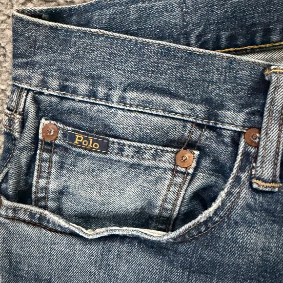 Polo Ralph Lauren The Hampton Relaxed Straight Jean - Sz. 30x30 VERY Good PreOwn - Picture 5 of 15